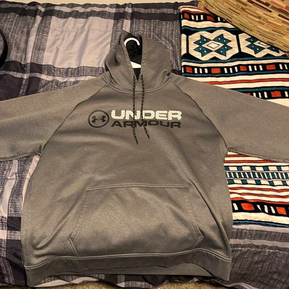 Grey Under Armour hoodie